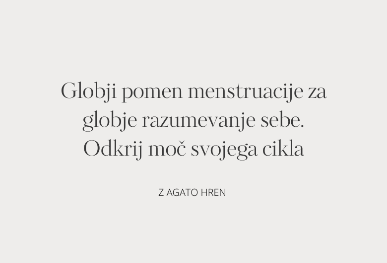 29. Globji pomen menstruacije za globje razumevanje sebe. Odkrij moč svojega cikla