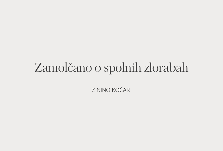 23. Zamolčano o spolnih zlorabah